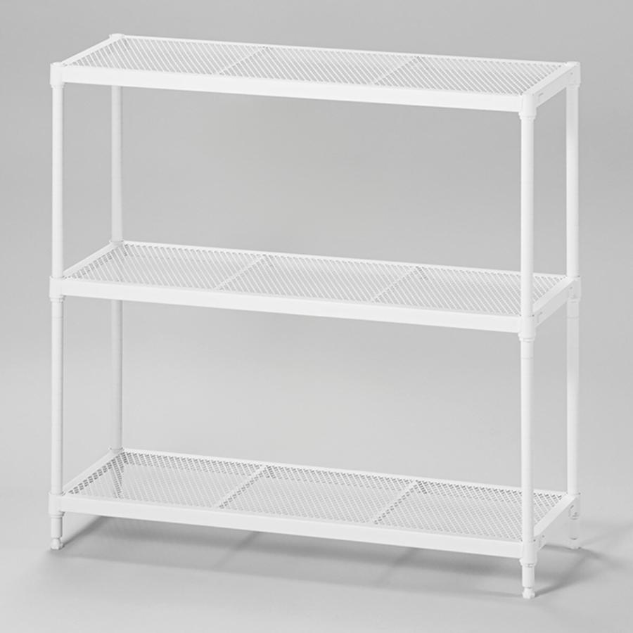 ニトリ（NITORI） (幅85cm) 連結可能なスチールラック (STメッシュ) 2