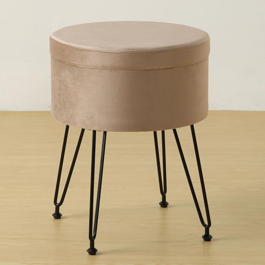 ニトリ（NITORI） アジャスター付き収納スツール(DH01 モカ