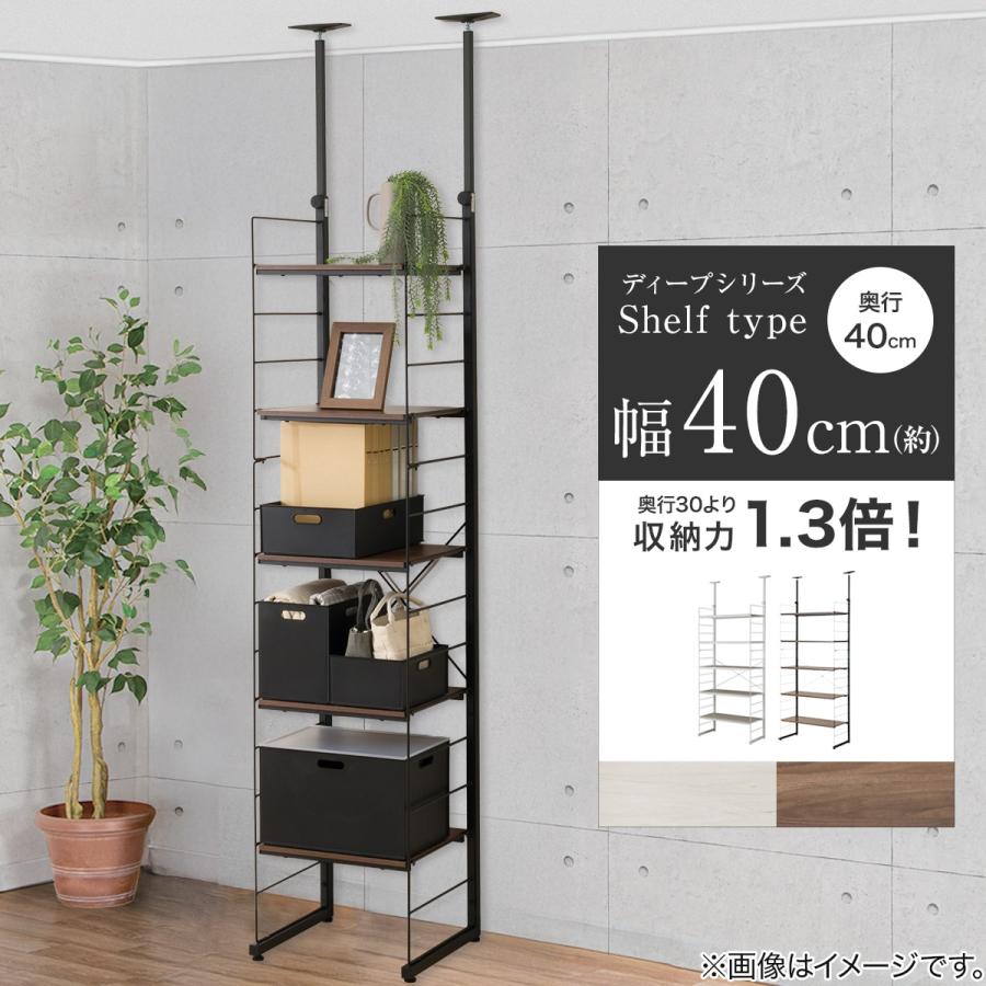 ニトリ（NITORI） 突っ張り壁面収納 Nポルダディープ2 (幅40cm NP01