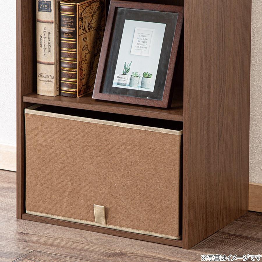 ニトリ（NITORI） 折りたたみ収納BOX LF3 3826(ブラウン) : ニトリ