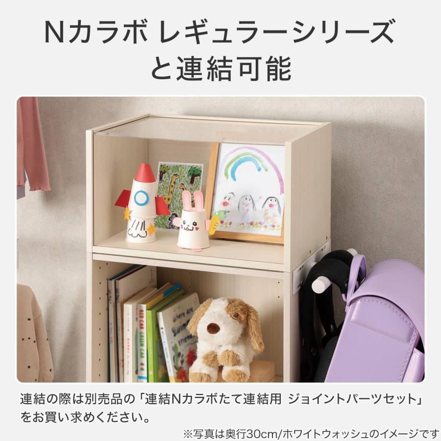 【ケース付き】二胡 木製 六角形ボディ ニトリ（NITORI） 縦横兼用 木目調 ディスプレイボックス 奥行20cm