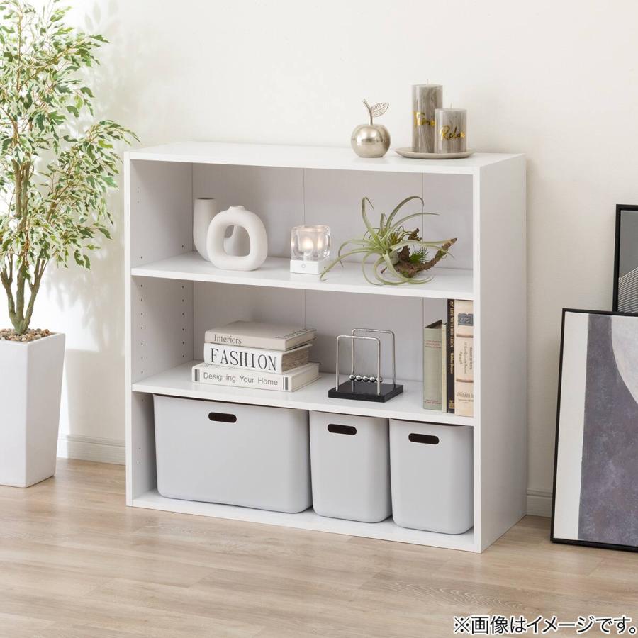 ニトリ（NITORI） 組み合わせ壁面収納ラック 幅84cm 高さ80cm 3段(LH03