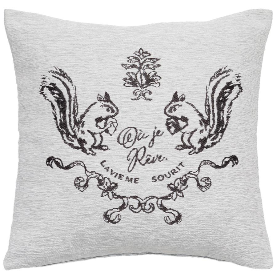 ニトリ クッションカバー(JQリスガラNC8 アイボリー) デコホーム