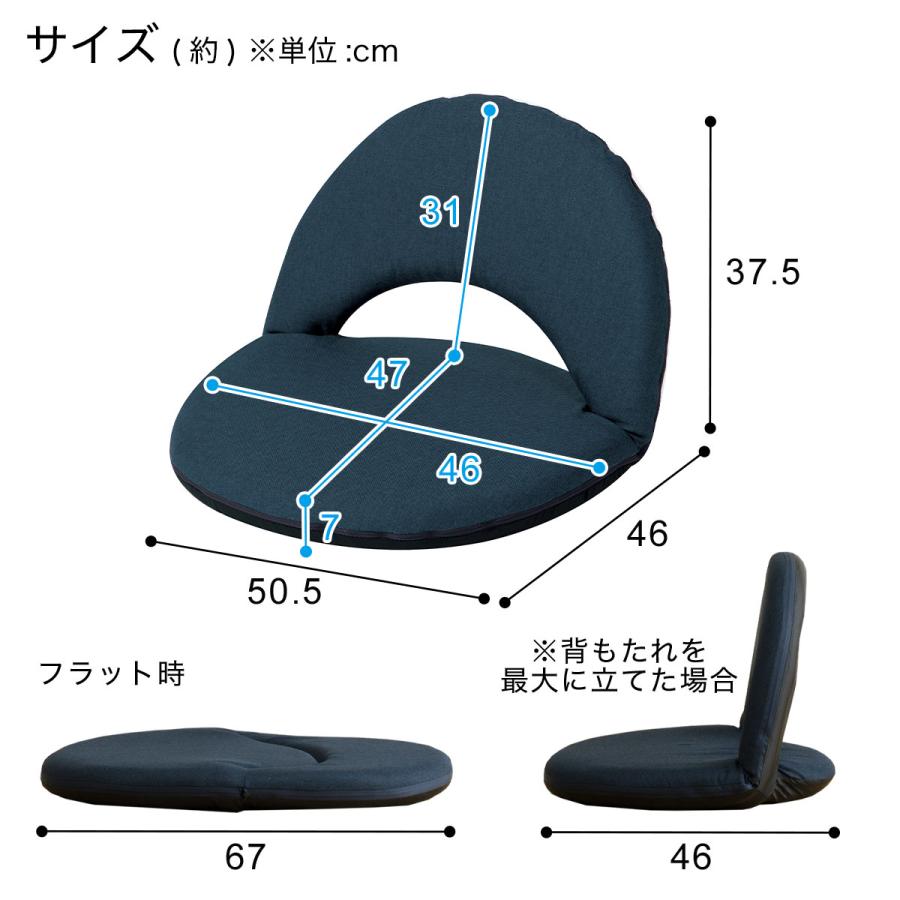 ニトリ　座椅子3個　コンパクト座イス サーフ(LC-A07SF NV)ネイビー コンパクト座イス サーフ(LC-A07SF NV) | ニトリネット【公式