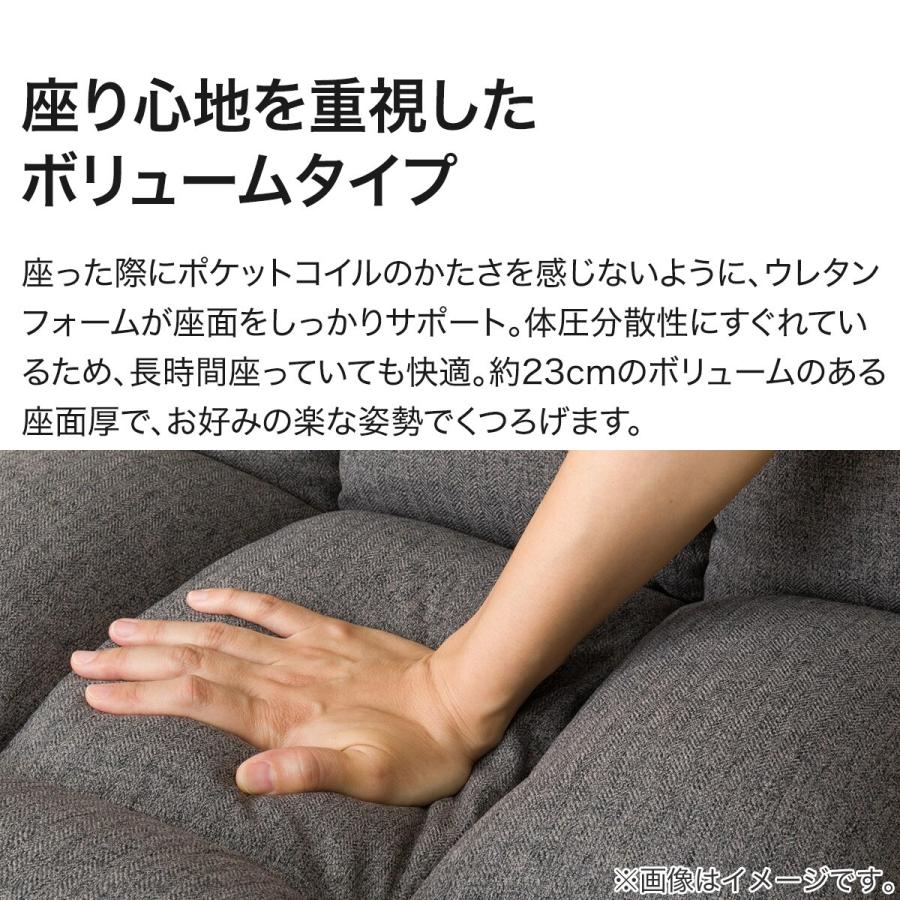ニトリ つながるハイバックポケットコイル座椅子(RD-01TL NSGY ニトリ つながるハイバックポケットコイル座椅子(RD-01TL NSGY