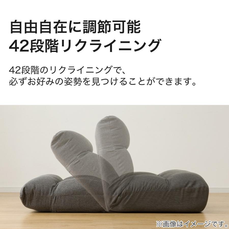 nsykさん専用 ニトリ（NITORI） つながるワイドポケットコイル座椅子(RD-02WD NSGY