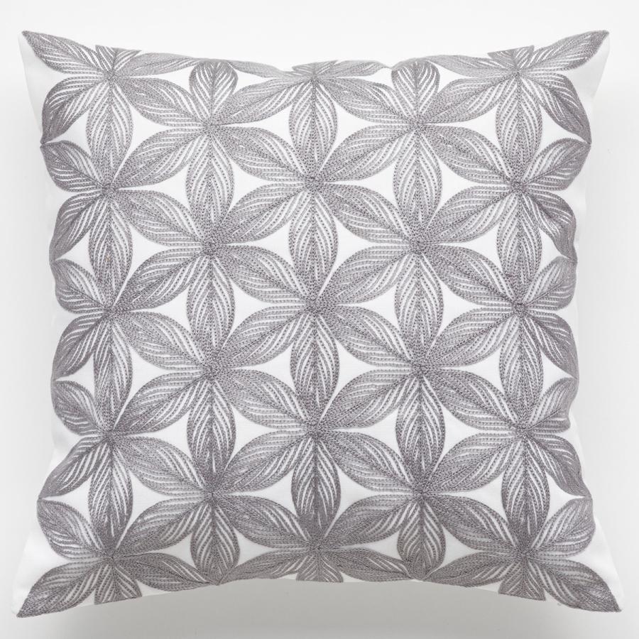 ニトリ（NITORI） クッションカバー(パターン グレー gSChq10