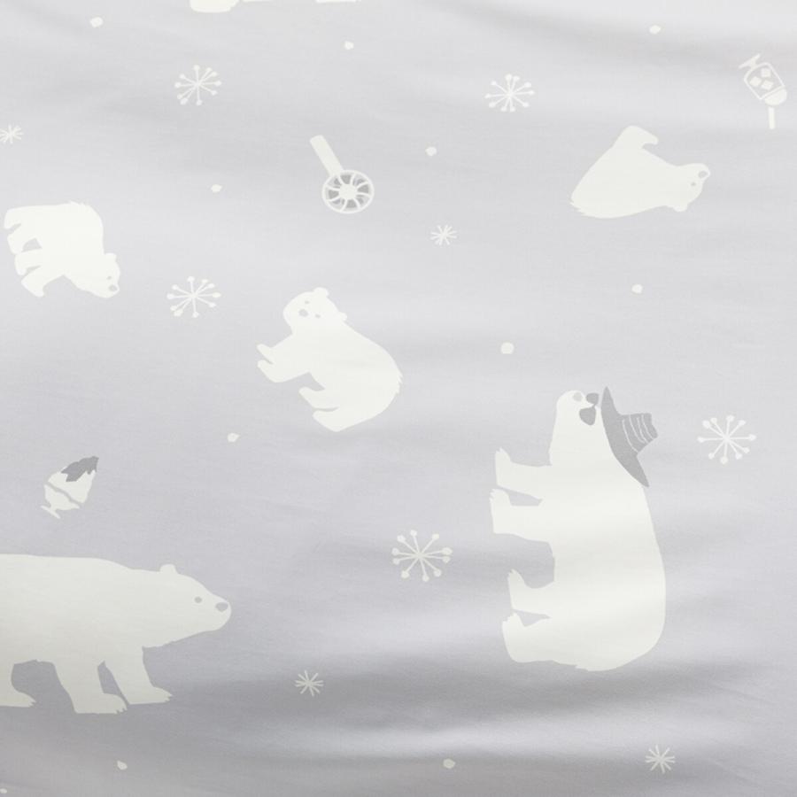 しろくま親子　座布団カバー ニトリ 長座布団カバー(NクールSP シロクマ gSC1) デコホーム