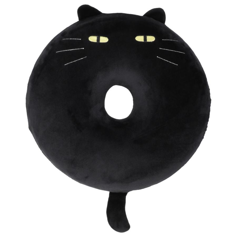 ニトリ 低反発円座クッション(キャット ブラック) : ニトリ