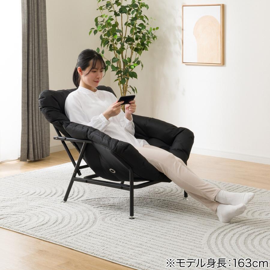 ニトリ（NITORI） 包み込まれるローチェア(RC-C03 BK) : ニトリ Yahoo