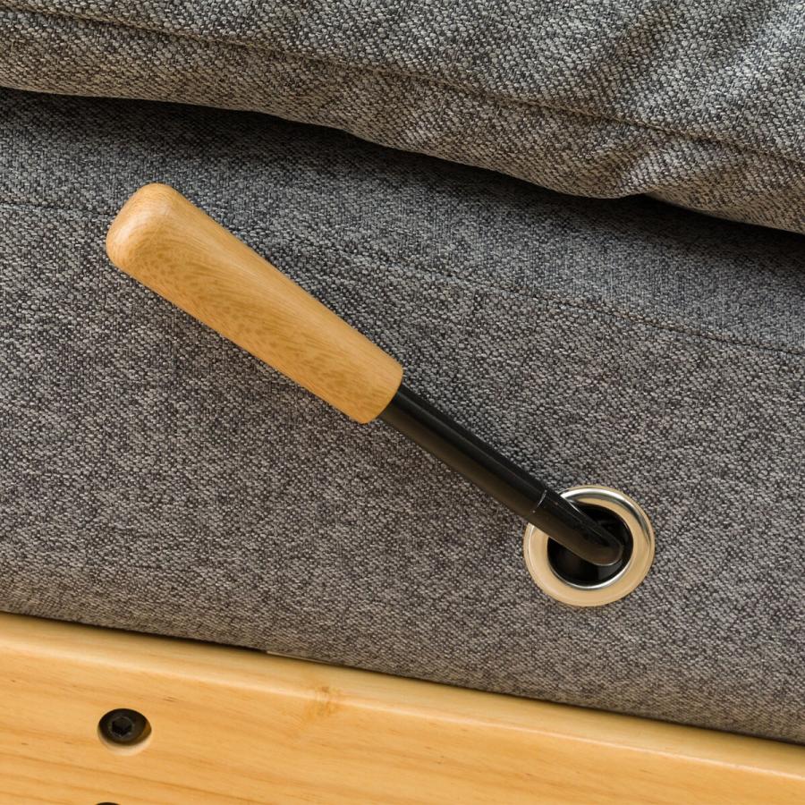 ニトリ リクライナーソファ(KJ-1 GY/NA 左レバー) : ニトリ