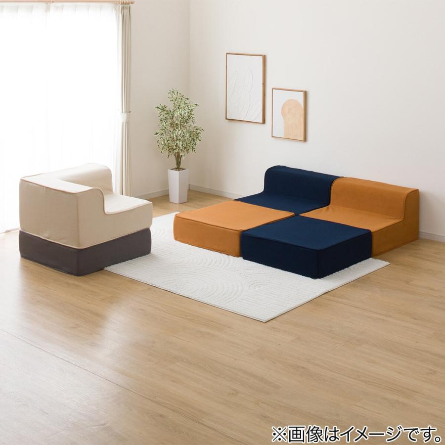 ニトリ（NITORI） マルチブロックソファ バックレスト(GY) : ニトリ