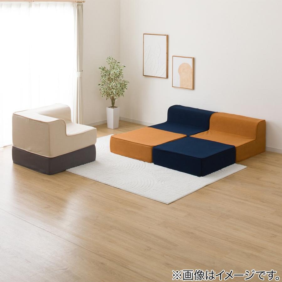 マルチブロックソファ 6点 ニトリ ニトリ（NITORI） マルチブロックソファ バックレスト(GY) : ニトリ
