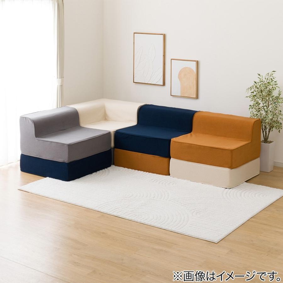 ニトリのローソファです ニトリ（NITORI） フロアソファ ローソファ ロータイプ マルチブロック