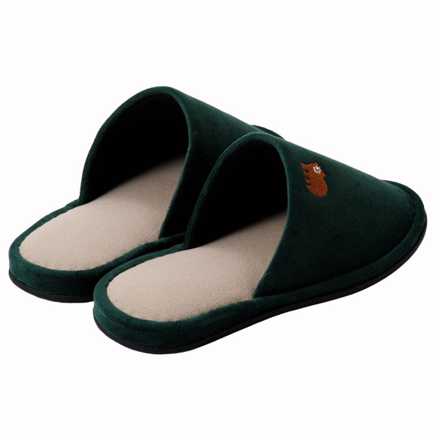 ニトリ（NITORI） スリッパ(クマ L グリーン ngSRm1a) デコホーム