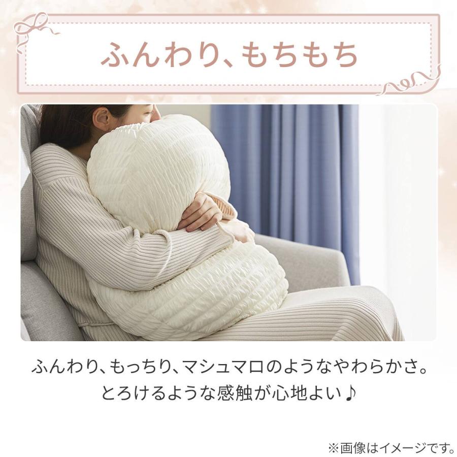 ニトリ（NITORI） モチモチクッション 60R(Nクール極冷 くしゅくしゅ