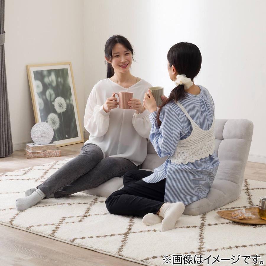 ニトリ（NITORI） コンパクト2P座椅子 マルプ(LC-A08MP グレー
