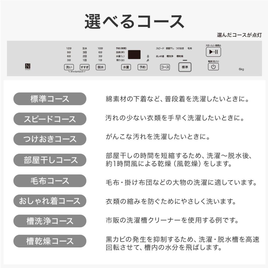 ニトリ 6kg全自動洗濯機(NT60T1 ブラック) : ニトリ Yahoo!店 ニトリ 6kg全自動洗濯機(NT60T1 ブラック) : ニトリ Yahoo!店