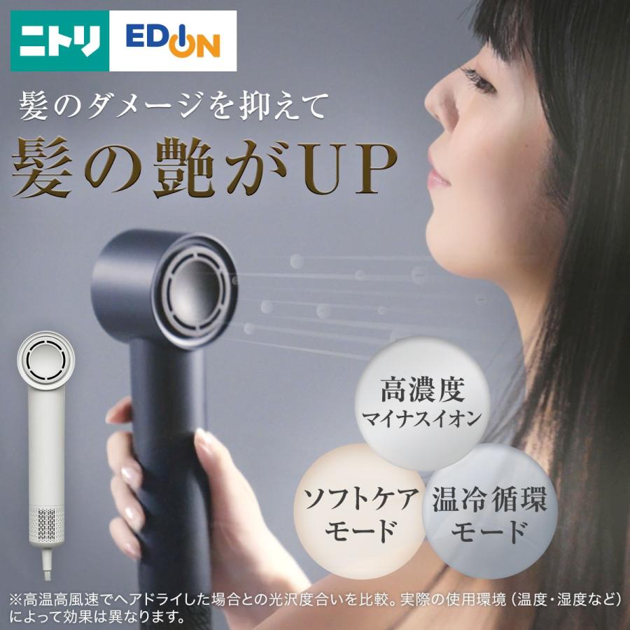 ニトリ マイナスイオンヘアドライヤー (NY281 ダークグレー ニトリ マイナスイオンヘアドライヤー (NY281 ダークグレー