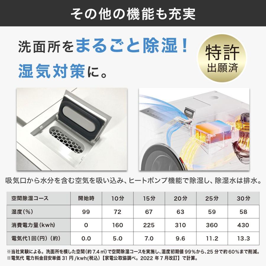 ニトリ（NITORI） ドラム式洗濯機 12kg ヒートポンプ式 ドラム式洗濯