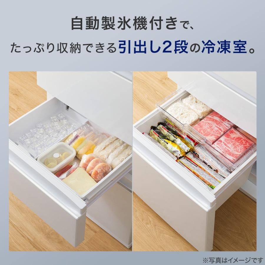 ニトリ（NITORI） 冷蔵庫 371L 4ドア ファン式 冷凍冷蔵庫 (HM2G01