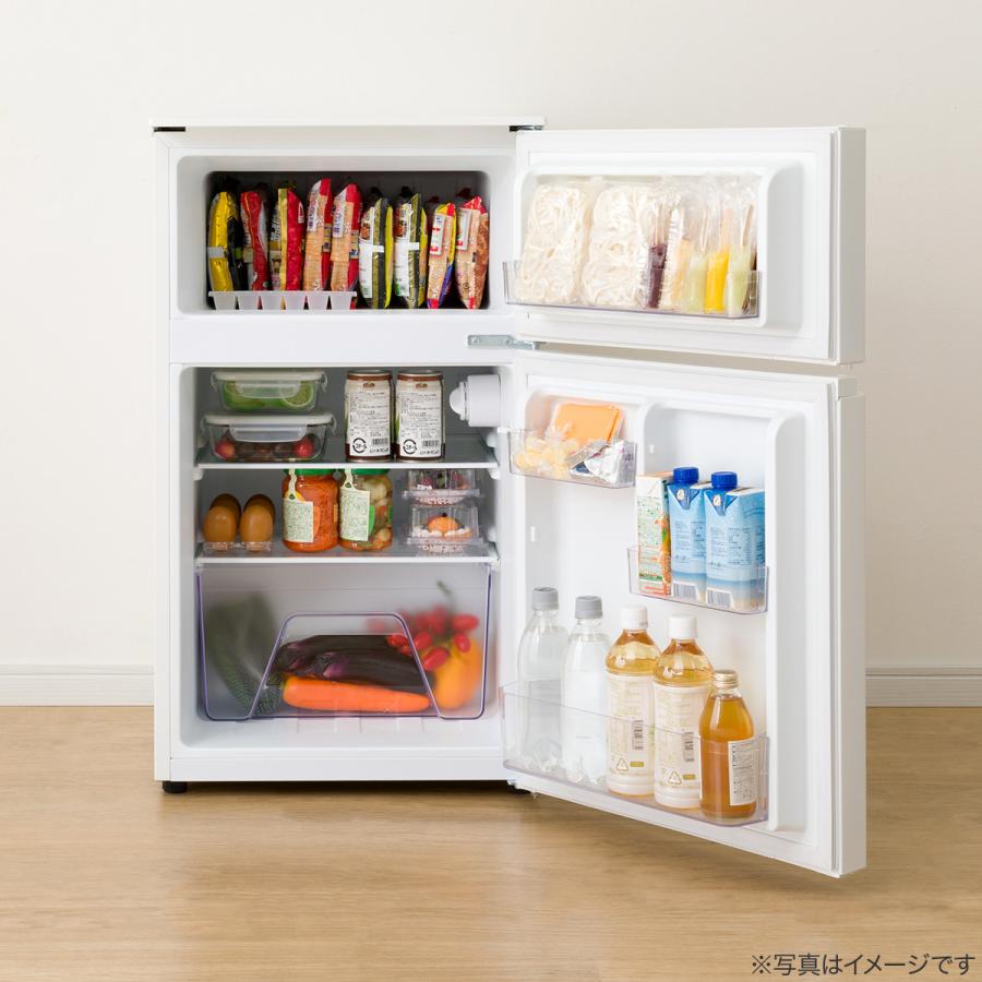 ニトリ（NITORI） 88L 直冷式 2ドア 冷凍冷蔵庫 (GZ2G04 右開き