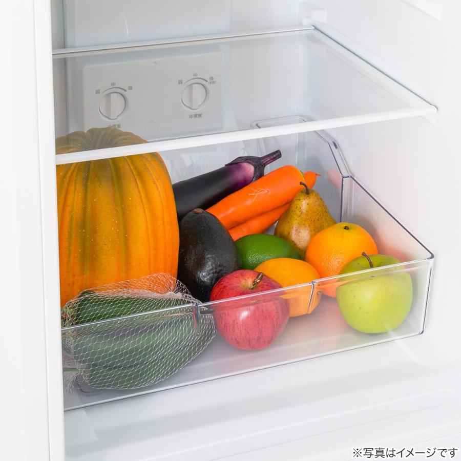 160L 2ドア霜取り不要 冷凍冷蔵庫 (GZ2G01 ブラック)(リサイクル回収なし) ニトリの画像