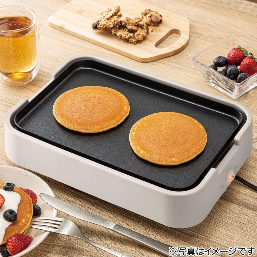 ニトリ（NITORI） ミニフラット&たこ焼き器「Tatte!」(モカ FP2C04