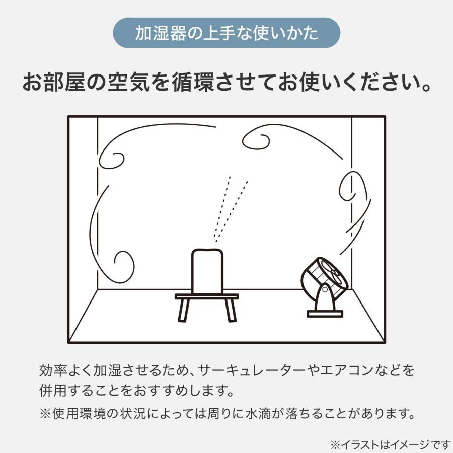 ニトリ（NITORI） 空清フィルター付き気化加湿器(EH01 WH) : ニトリ