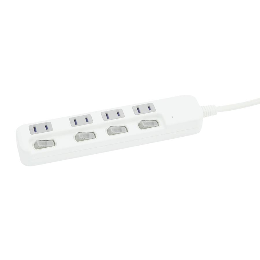 節電タップ4個口 2m(LB-4C4S ホワイト) ニトリ : ニトリ Yahoo!店