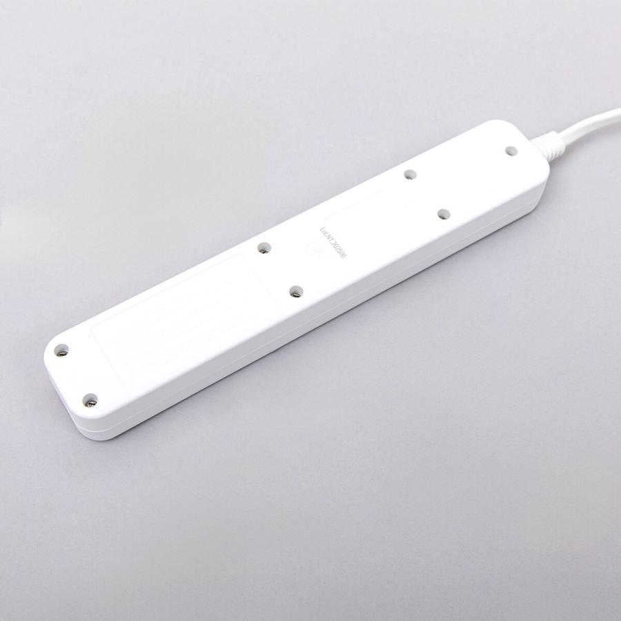 USB付節電タップ4個口 2m(Type-A 1ポート＋Type-C 1ポート)(LB-4C4S