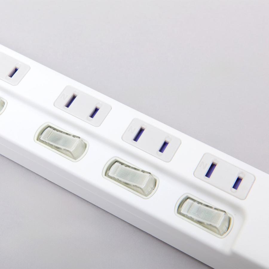 USB付節電タップ4個口 2m(Type-A 1ポート＋Type-C 1ポート)(LB-4C4S