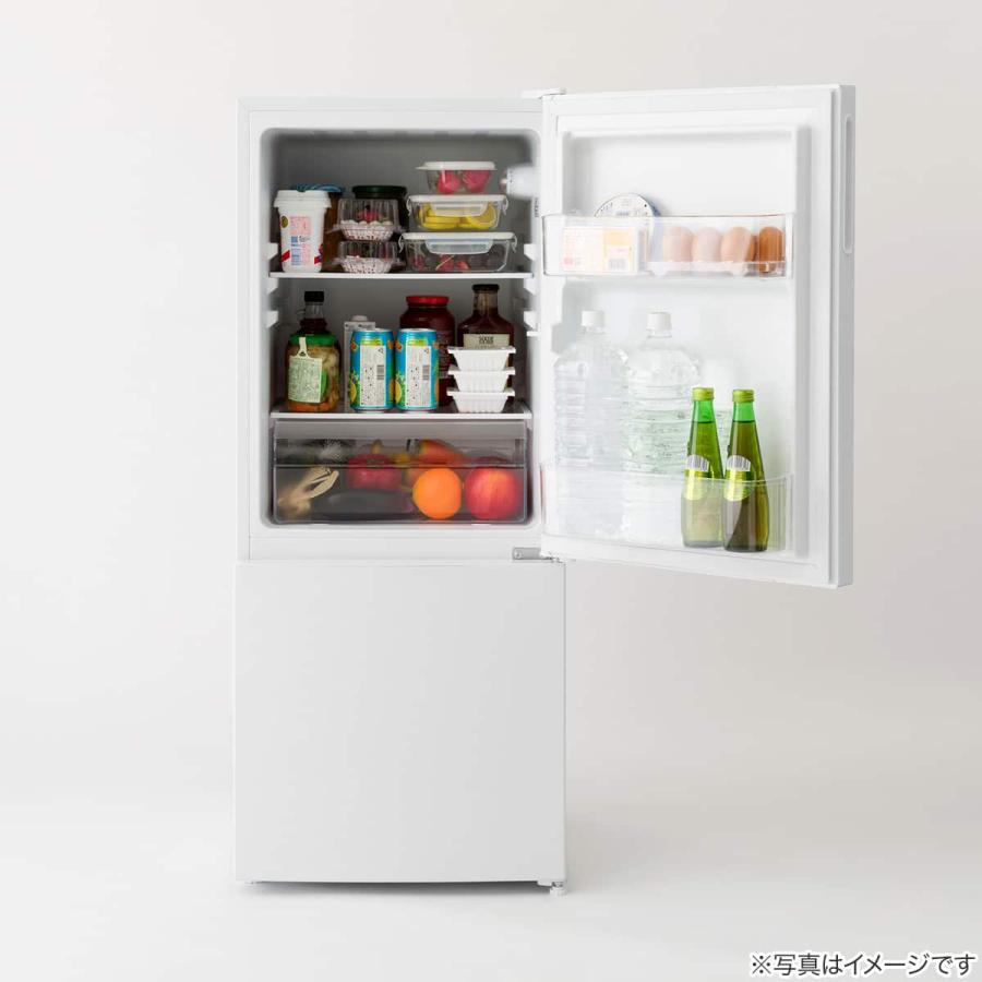 ニトリ（NITORI） 117L 直冷式 2ドア冷凍冷蔵庫(ML2G02 ホワイト