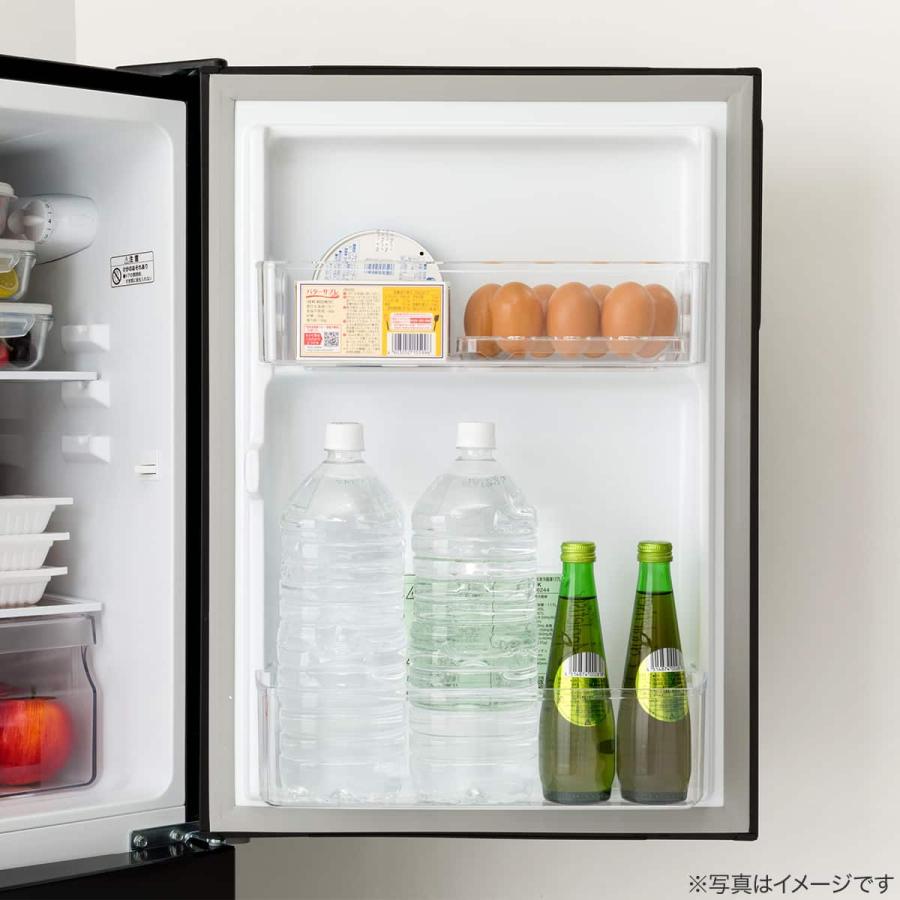 ニトリ（NITORI） 117L 直冷式 2ドア冷凍冷蔵庫(ML2G02 ブラック