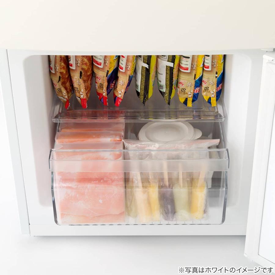 ニトリ（NITORI） 117L 直冷式 2ドア冷凍冷蔵庫(ML2G02 ブラック