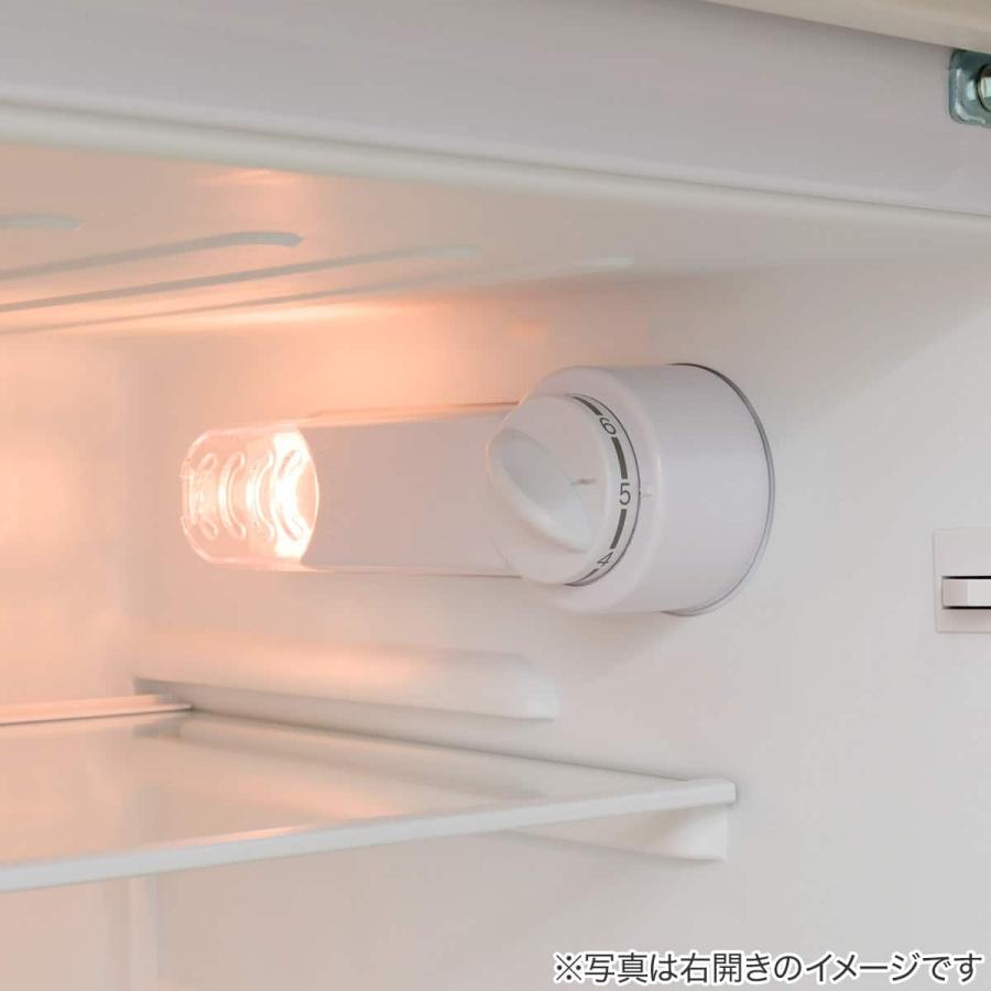 冷蔵庫 88L 直冷式 2ドア 冷凍冷蔵庫  (GZ2G04 左開き ブラック )(リサイクル回収あり) ニトリ 一人暮らし セカンド冷蔵庫 耐熱 コンパクト 省スペース_16