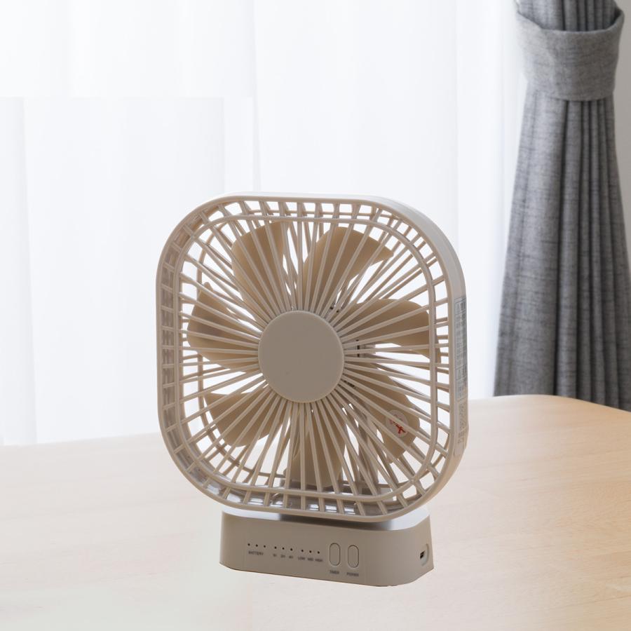ニトリ（NITORI） USBコードレス卓上スリムファン (TF24NG-MO