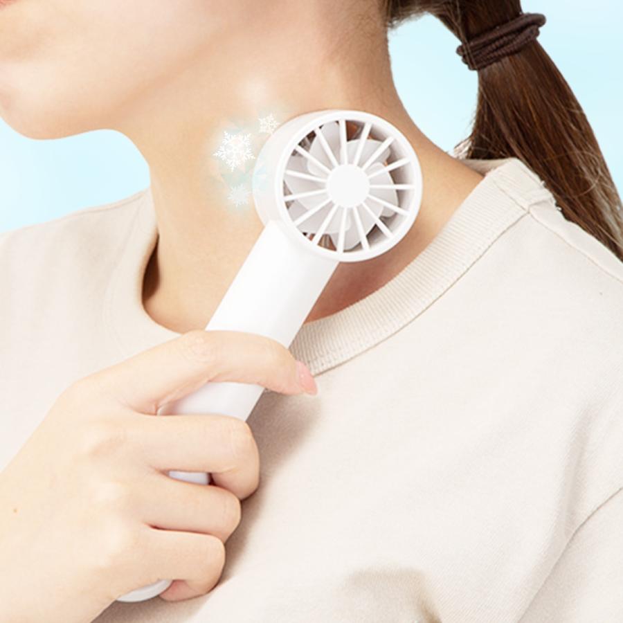 ニトリ（NITORI） 充電式首掛け冷却プレートハンディファン (MW04NG-WH