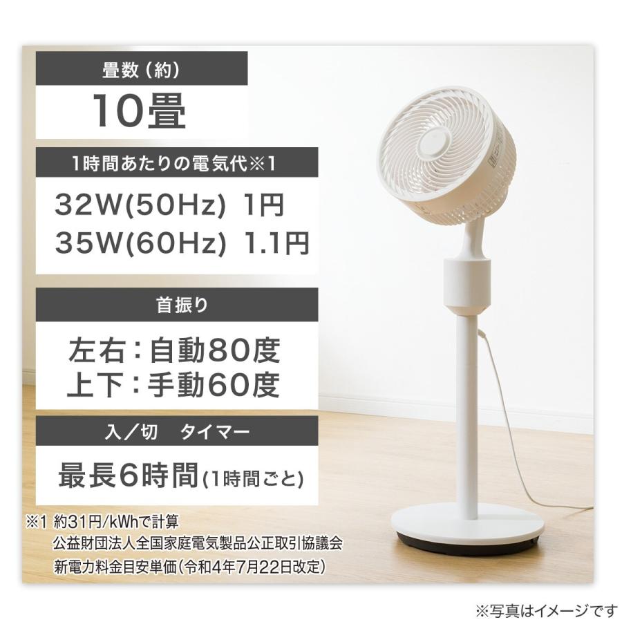 ニトリ（NITORI） 左右自動首振り ACタイプ リビングサーキュレーター