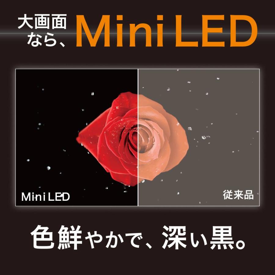 65型 4K対応 Mini LED 液晶テレビ (N65TB2UM2V ブラック)(リサイクル