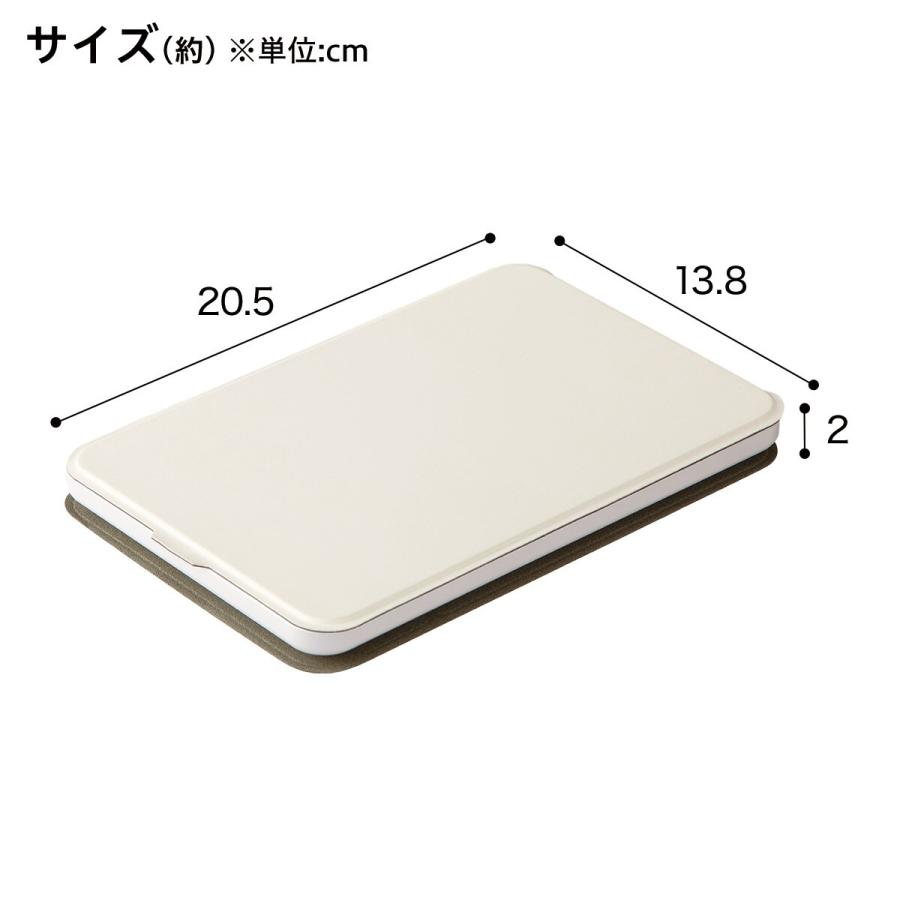 ニトリ（NITORI） 化粧鏡 角度が自由に変えられる LEDミラー 折り畳み