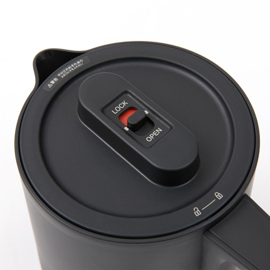 ニトリ（NITORI） 湯量が調節できる電気ケトル (0.8L AB2G02 ブラック 