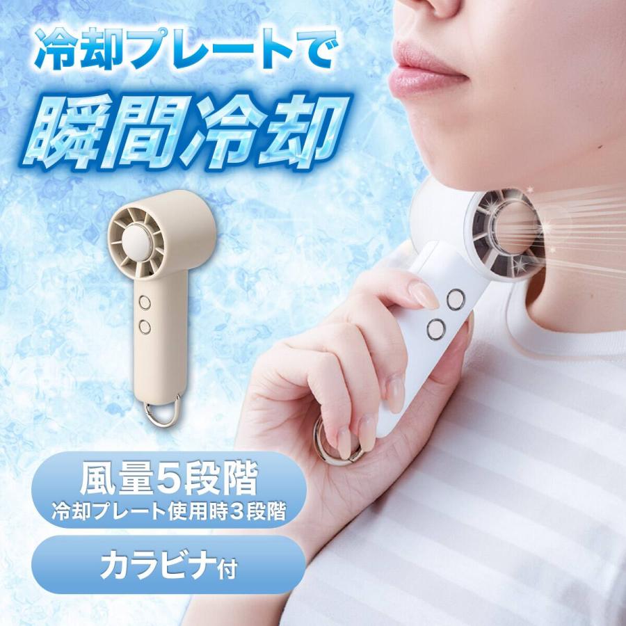 ニトリ（NITORI） カラビナ付き 冷却プレートペルチェハンディファン