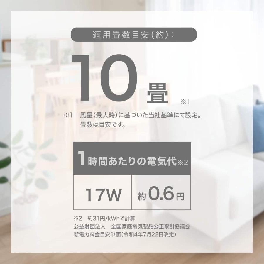 ニトリ（NITORI） 上下左右自動首振り DCタイプ リモコン付き