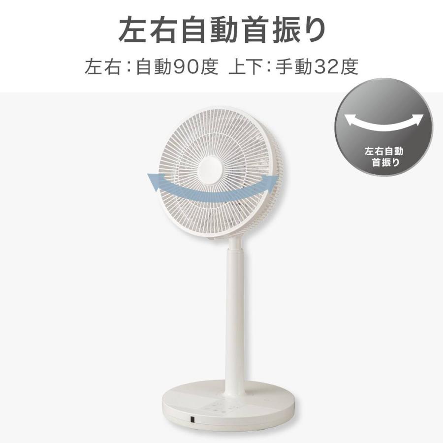 ニトリ（NITORI） DCタイプ リモコン付きハイタイプ扇風機(30cm FU01NR