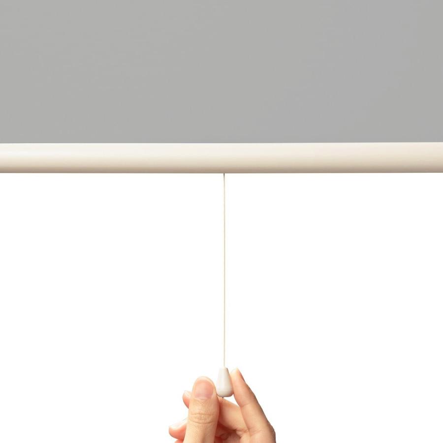 【美品】ニトリ つっぱり遮光ロールスクリーン90×200 幅61〜90丈〜200 ニトリ つっぱり遮光ロールスクリーン(RS06 GY 90X200) 期間限定