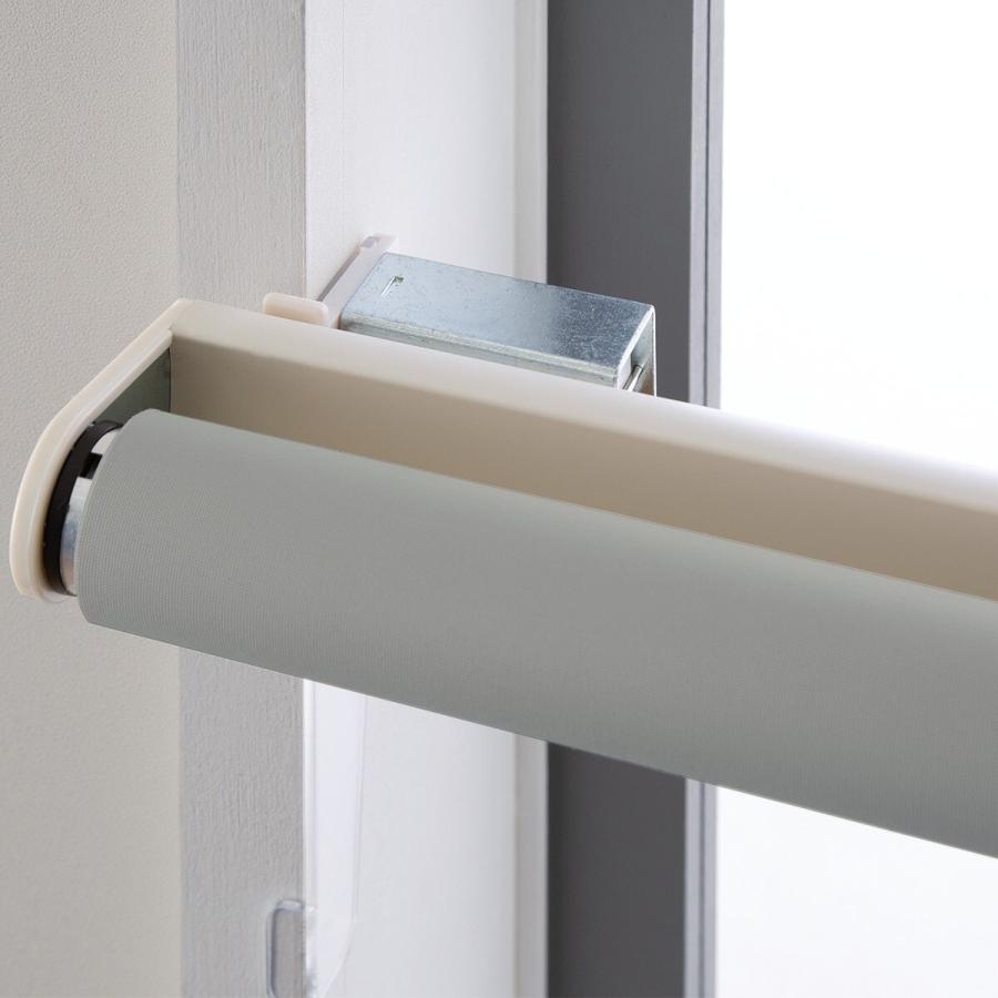 ニトリ（NITORI） つっぱり遮光ロールスクリーン(RS06 GY 180X200