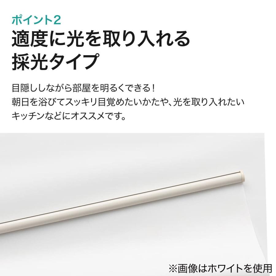 ニトリ（NITORI） つっぱり採光ロールスクリーン(RS04 DBR 60X135