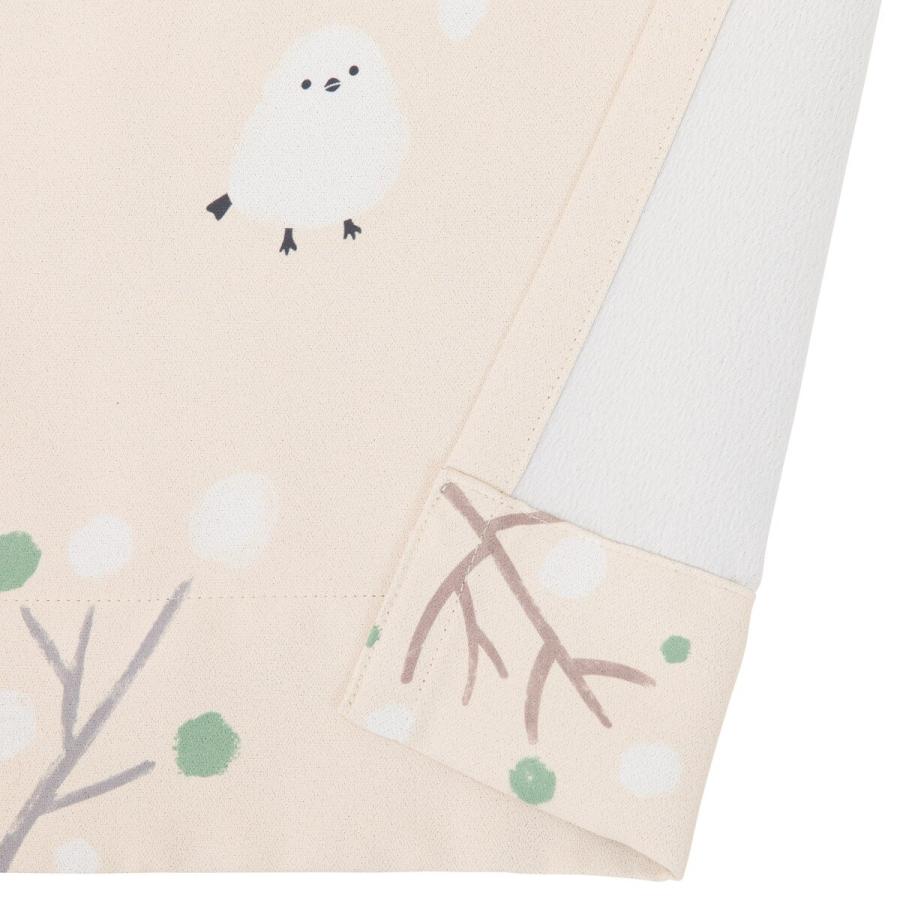 ニトリ 4枚セットカーテン(100×200×4 シマエナガ柄DH15 ニトリ 4枚セットカーテン(100×200×4 シマエナガ柄DH15