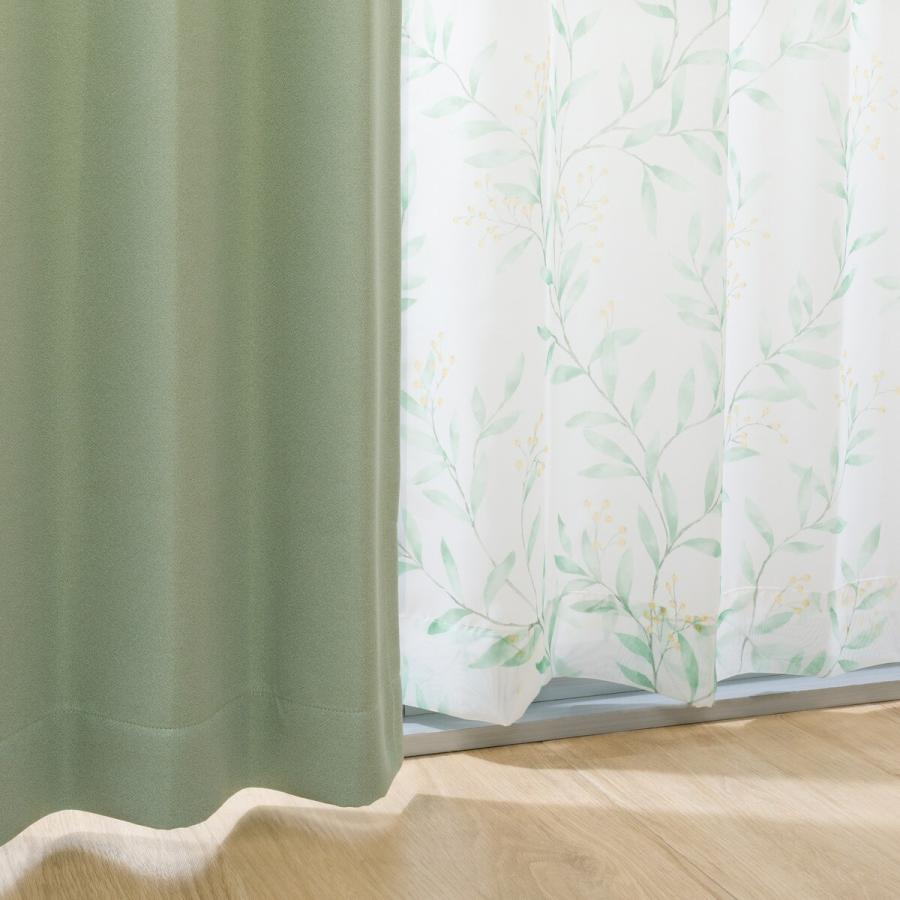 ニトリ 遮光2級・遮熱・遮音カーテン＆遮熱・遮像レース4枚